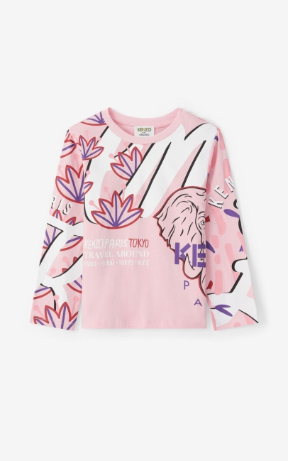 Kenzo Kids Tokyo' T-shirt Flamingo Pink